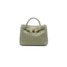 Bolso de Mano Trenzado Satchel Olive – Heda Bags