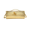 Bolso Baguette Trenzado con Broche de Nudo – Heda Bags